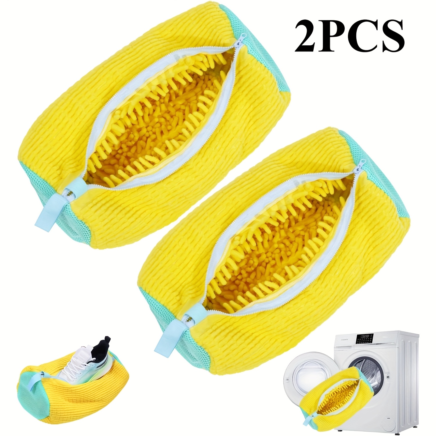 Sneaker Care Pack - 2-pack schokbestendige schoenwaszakken – stille sneakerreinigingszakken