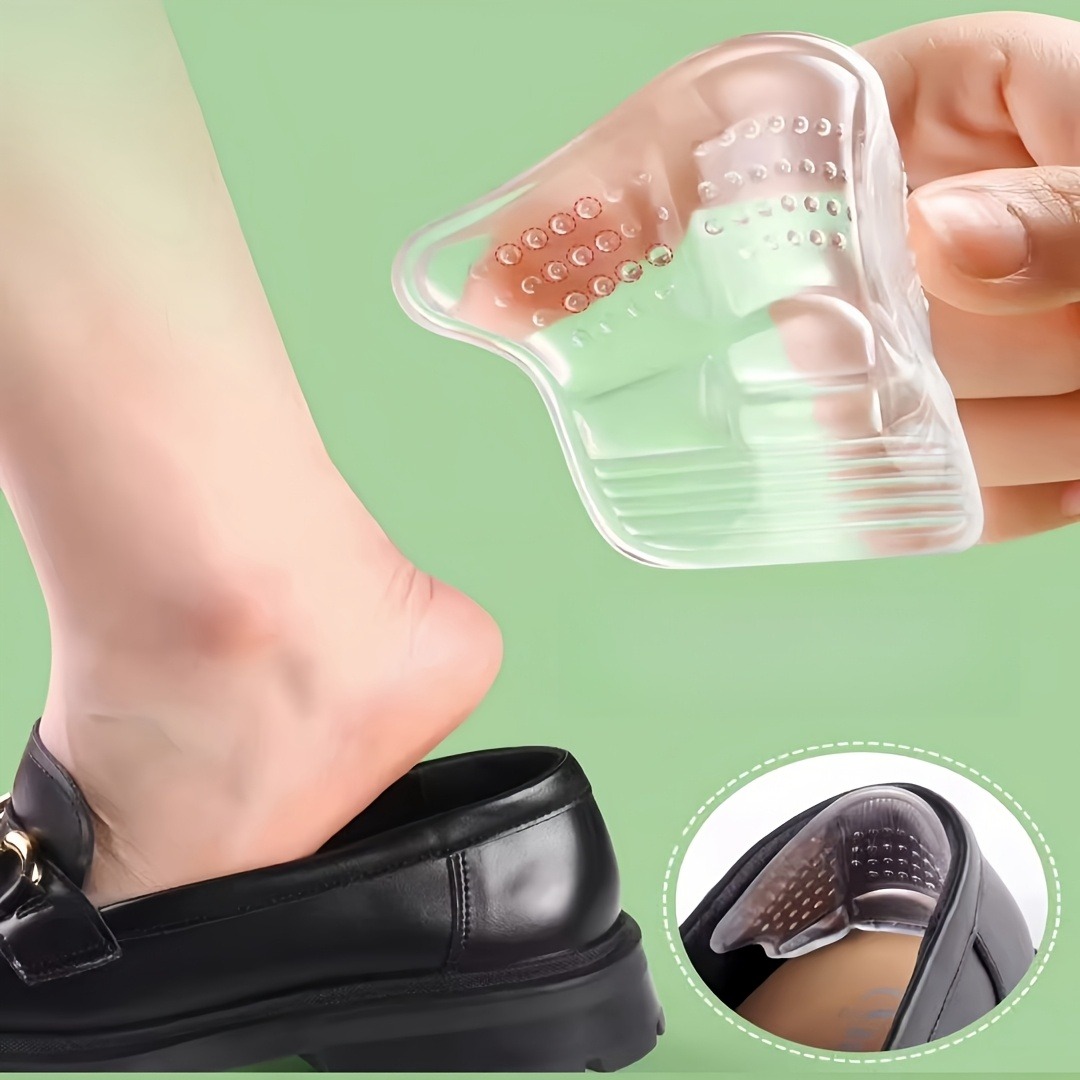 Shoe Polish Cream - Siliconengel hielinzetstukken, zelfklevende anti-blisterkussens, verstelbare schoenmaatpads,