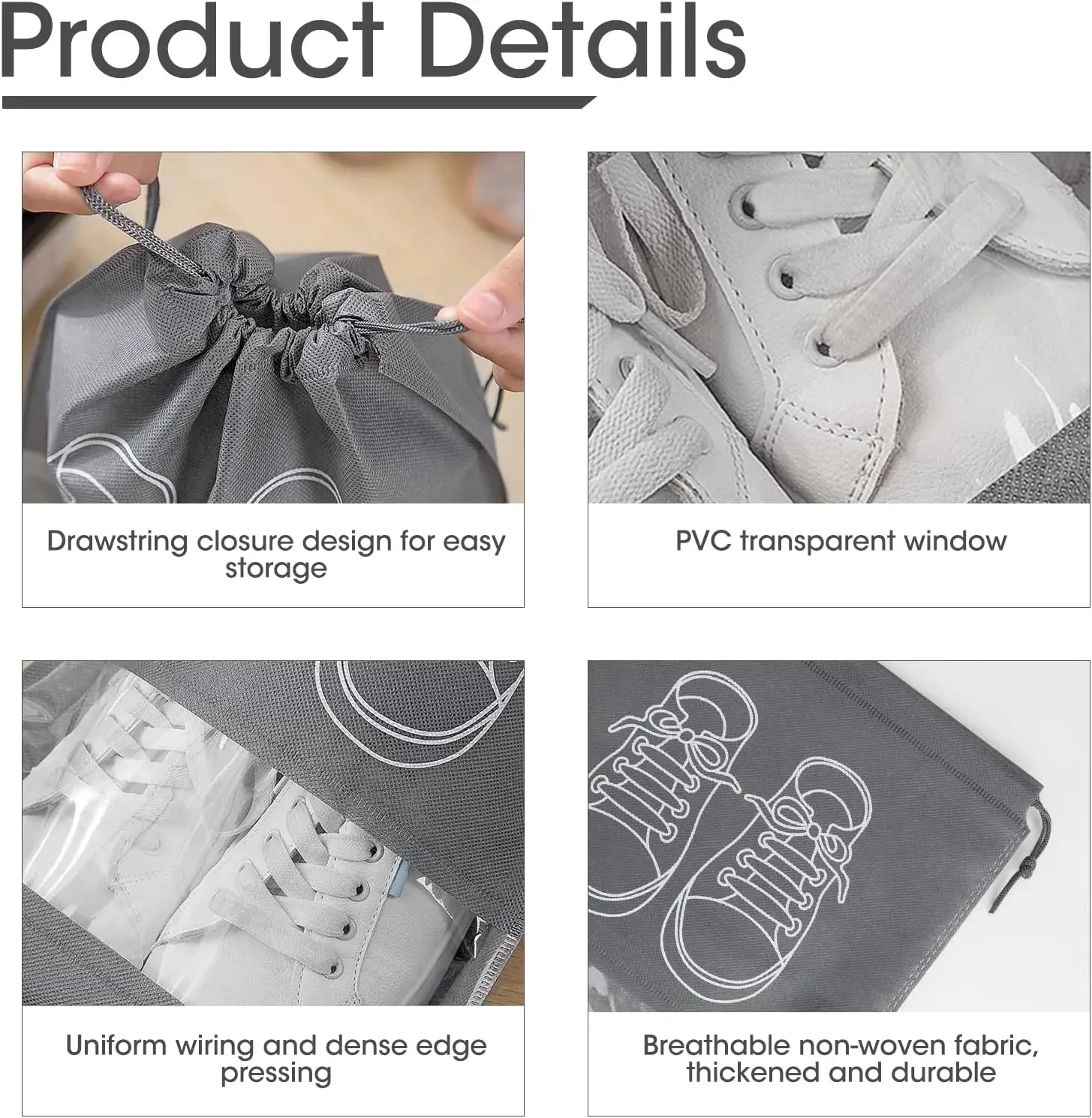 10 STKS Niet-geweven schoenopb - Shoe Bag Dust recensie en prijs