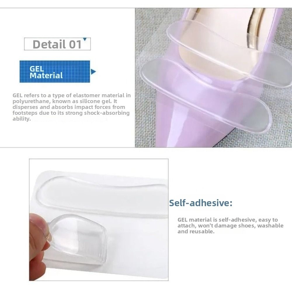 5 paar gel-hielkussentjes, zel - Heel Liner Grip recensie en prijs